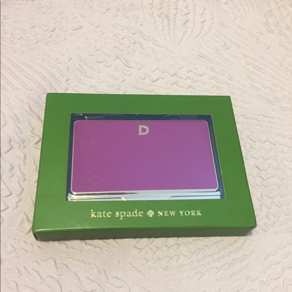 Kate Spade Monogrammed Business Card Case Holder